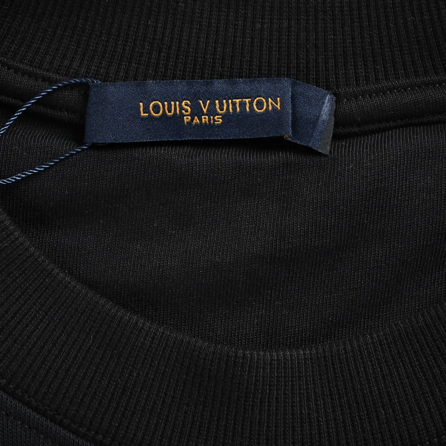 Louis Vuitton/Louis Vuitton woven letter embroidered crew neck sweatshirt